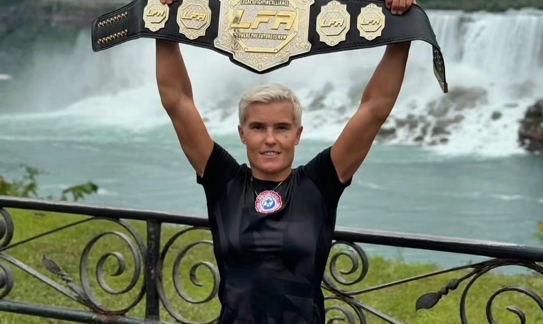 🔥🔥🔥Natalia Kuzyutina, a titled coach of the Dynamo Sports Center Miami Aventura club, LFA champion won her sixth dominant victory in the LFA Interim Women’s straw weight Championship fight against Ellen Bruna.